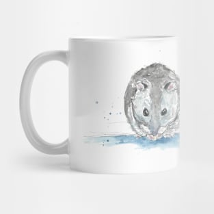 Dwarf hamster watercolour illustration Mug